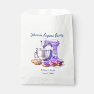 Purple Mixer Bread Bakery Pastry Chef  Favour Bags