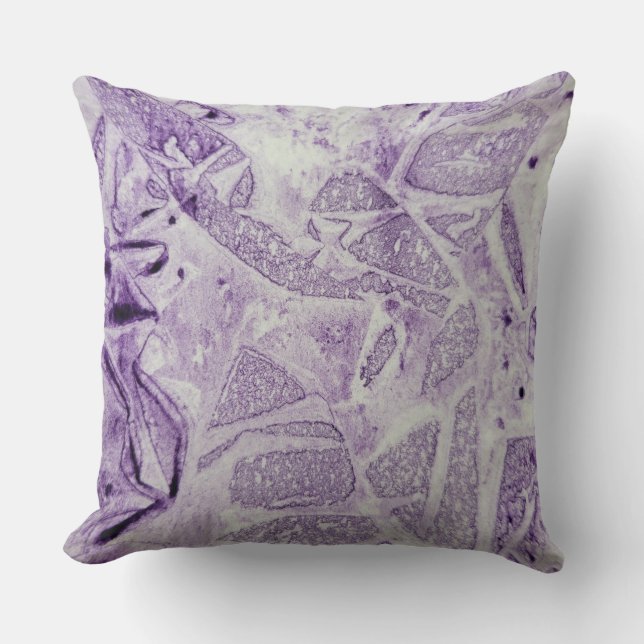 Purple Modern Art Cushion (Front)