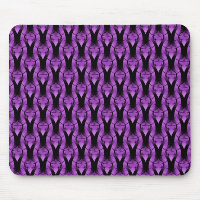 Purple Modern Classic Mousepad (Front)