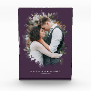 Purple Modern Custom Photo Gift Home Decor