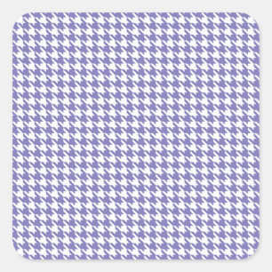 Purple Modern Houndstooth at Emporiomoffa Square Sticker