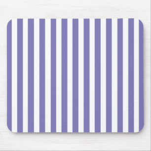 Purple Modern Stripe Mouse Mat