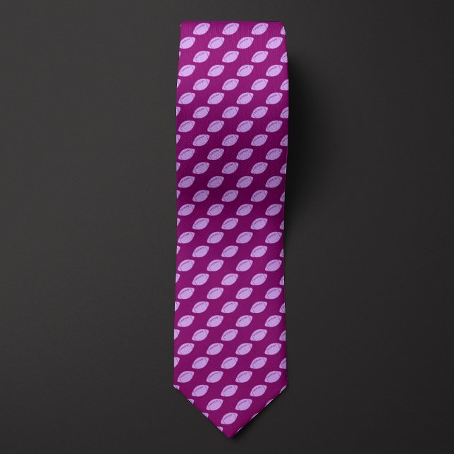 Purple Monochromatic Football Tie (Creator Uploaded)