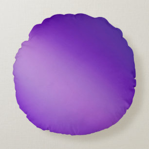 Purple Monochrome ombre moonlight Round Cushion