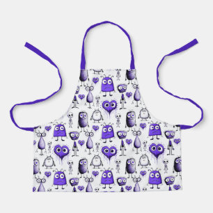 Purple Monster Children's Apron