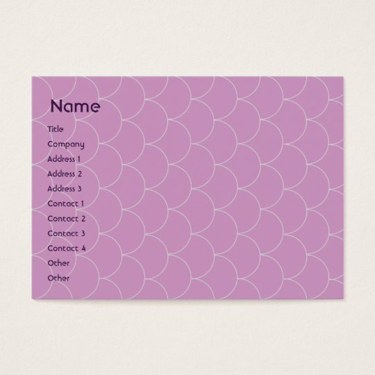 Purple Monster - Chubby Business Card