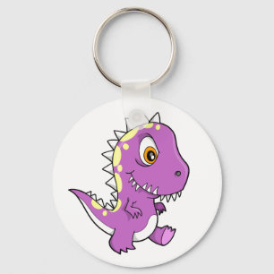 Purple Monster Dinosaur Key Chain