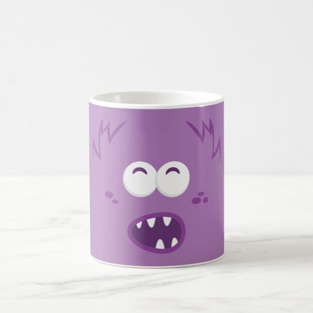 Purple Monster Face Mug (Center)
