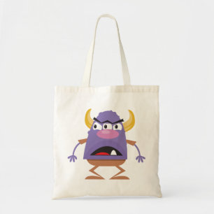 Purple Monster Tote Bag