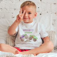 Purple Monster Trucks Birthday Boy