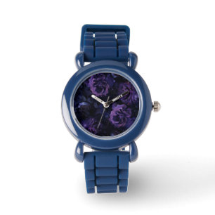 Purple Moody Roses Watch