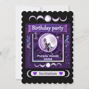 Purple moon Child