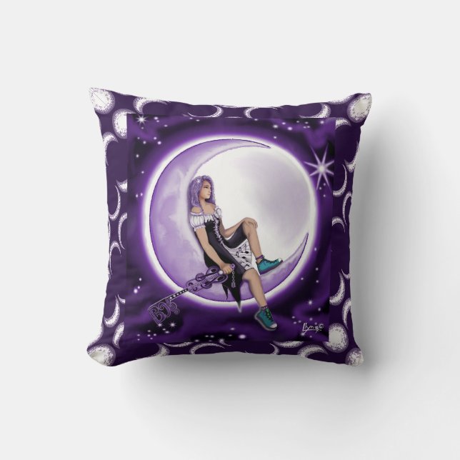 Purple moon Child Cushion (Front)