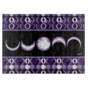 Purple Moon Child Cutting Board