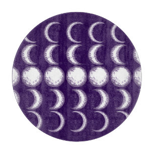 Purple Moon Child Cutting Board
