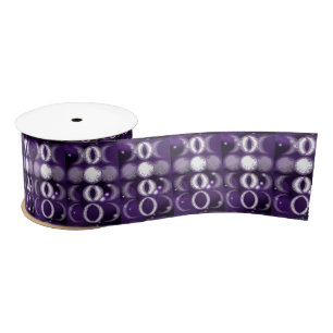 Purple Moon Child Satin Ribbon