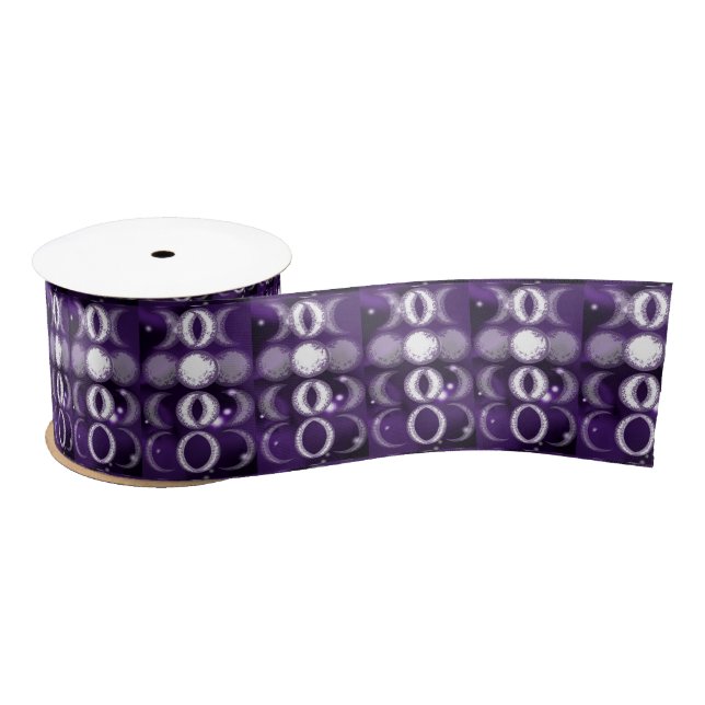 Purple Moon Child Satin Ribbon (Spool)