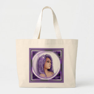 Purple Moon Child Tote Bag