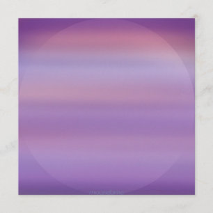 Purple Moon Mist Invitations