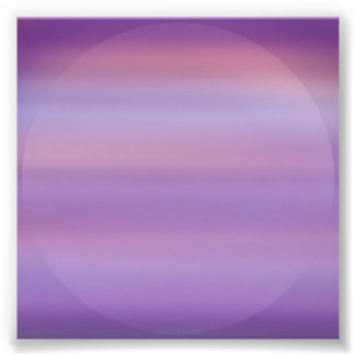 Purple Moon Mist Photo Print