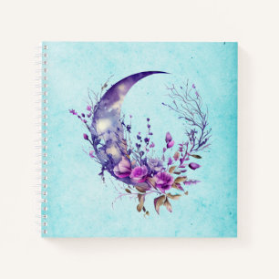 Purple Moon  Notebook