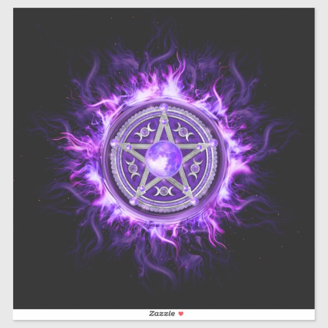 Purple Moon Pentagram (Sheet)
