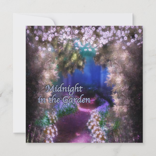 Purple Moonlight Prom Invitations (Front)