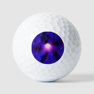 Purple Morning Glory Flower Golf Balls