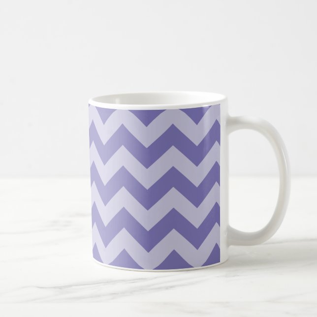 Purple Moroccan Moods Chevrons Coffee Mug (Right)