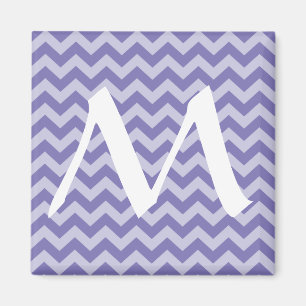Purple Moroccan Moods Chevrons Magnet