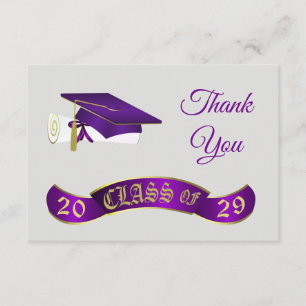 Purple mortar, class of any year Thank You