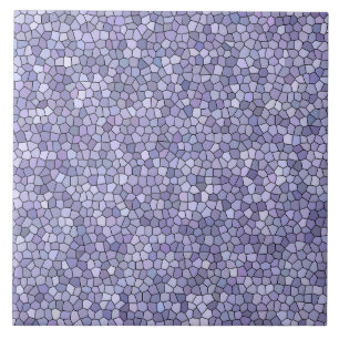 Purple Mosaic Pattern Tile