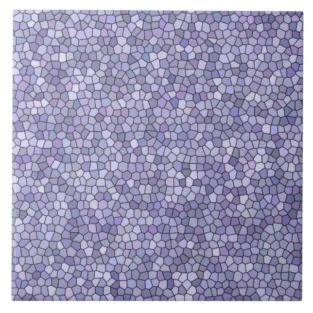 Purple Mosaic Pattern Tile (Front)