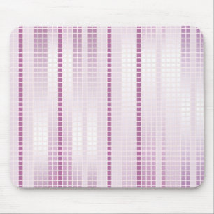 Purple Mosaic Tiles Mouse Mat