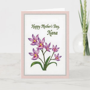 Purple Mothers Day Art Card