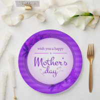 Purple Mother's day pattern