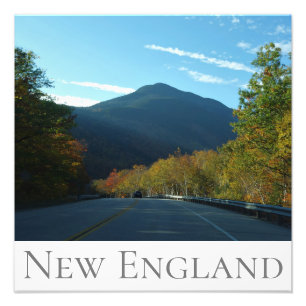 Purple Mountain Contrasts New England Photo Print
