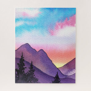 Purple Mountain Majesties Jigsaw Puzzle
