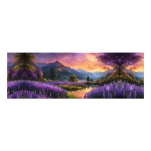 Purple Mountain Valley Sunrise  Photo Print