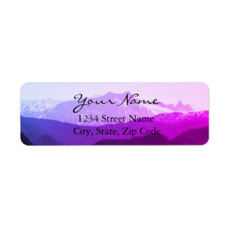 Purple Mountains Address Labels