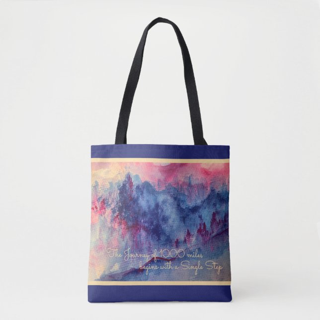 Purple Mountains Majesty Tote Bag (Front)