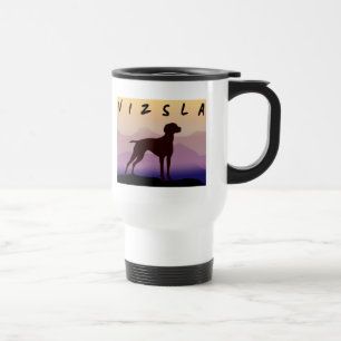 Purple Mountains Vizsla Travel Mug