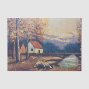 Purple Mountains Watercolor Tissue Paper