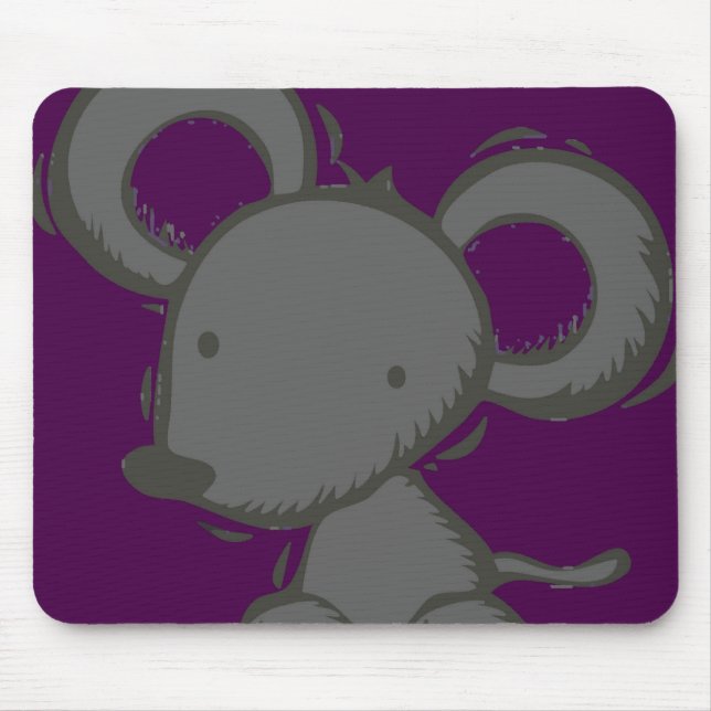 Purple Mouse Mousemat (Front)