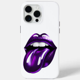 Purple mouth iPhone 15 pro max case