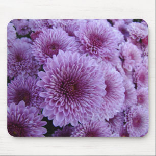 Purple Mums the Word! Mouse Mat