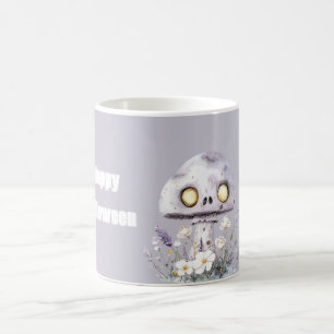Purple Mushroom Halloween Coffee Mug