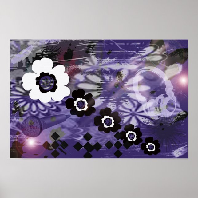 purple music poster (Front)