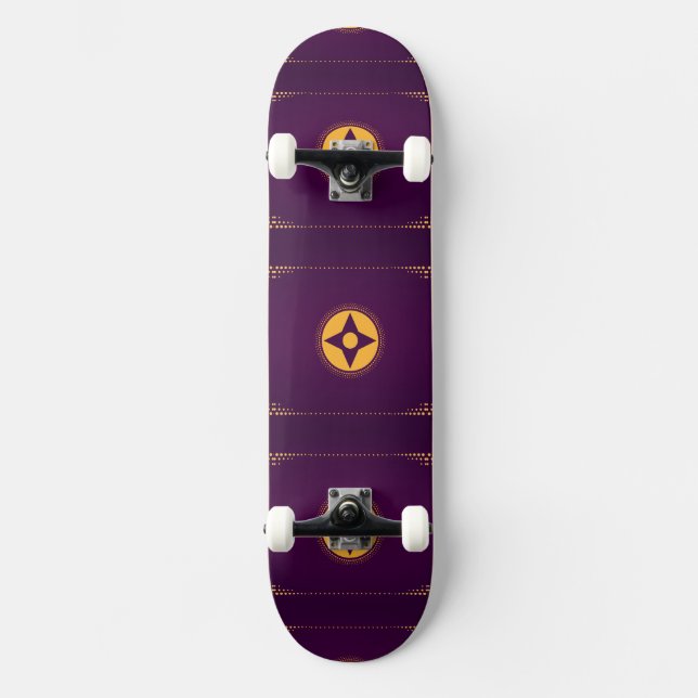 Purple Mystic Skateboard (Front)