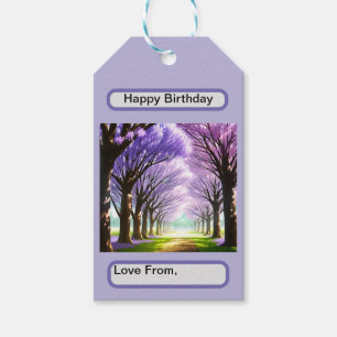 Purple Mystical Jacaranda Trees In Bloom, Gift Tags